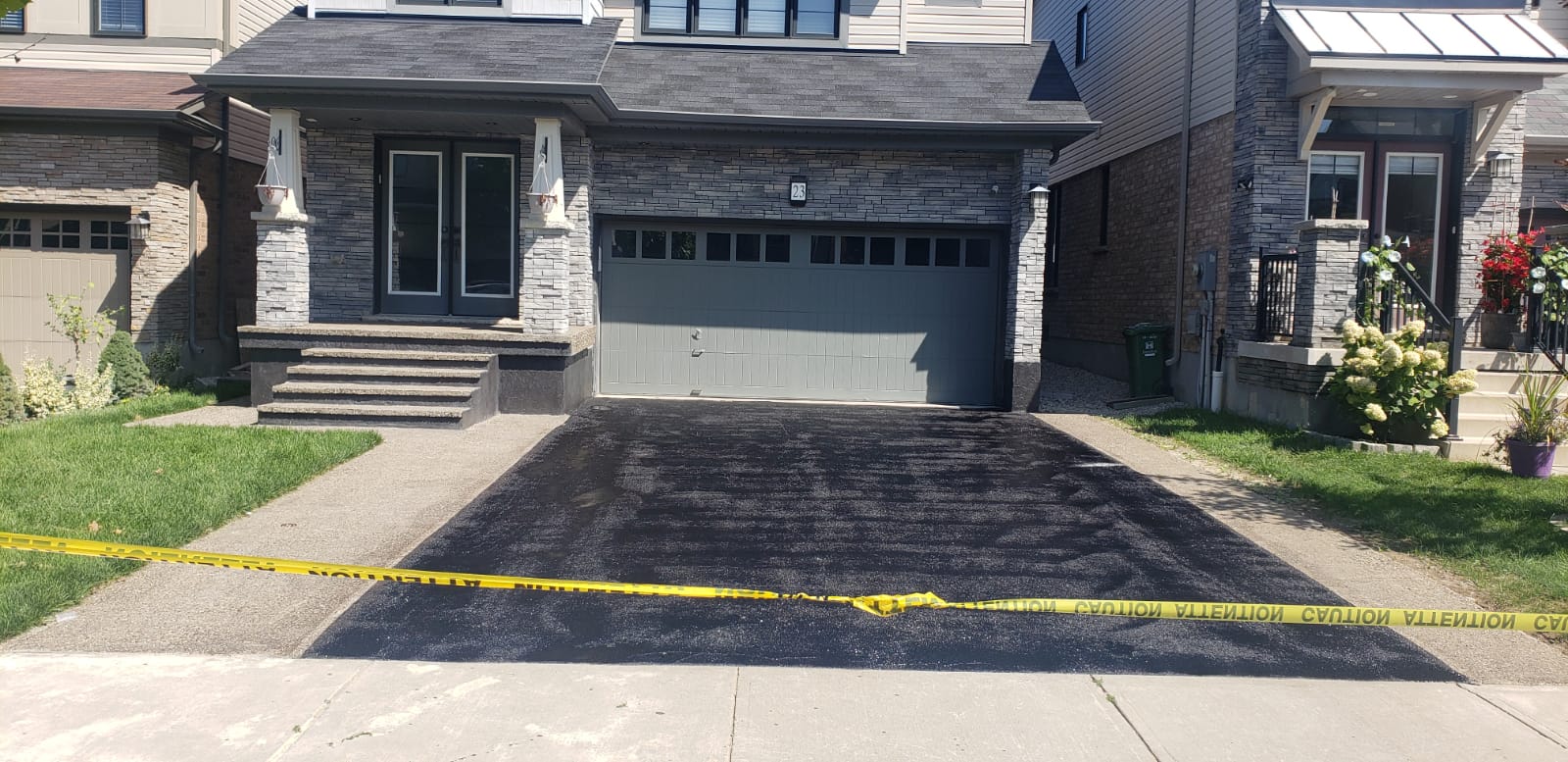 Exposed aggregate steps