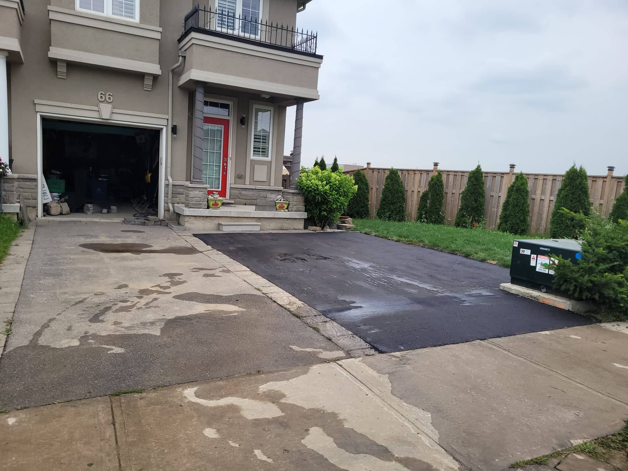 Driveway extension in Ancaster