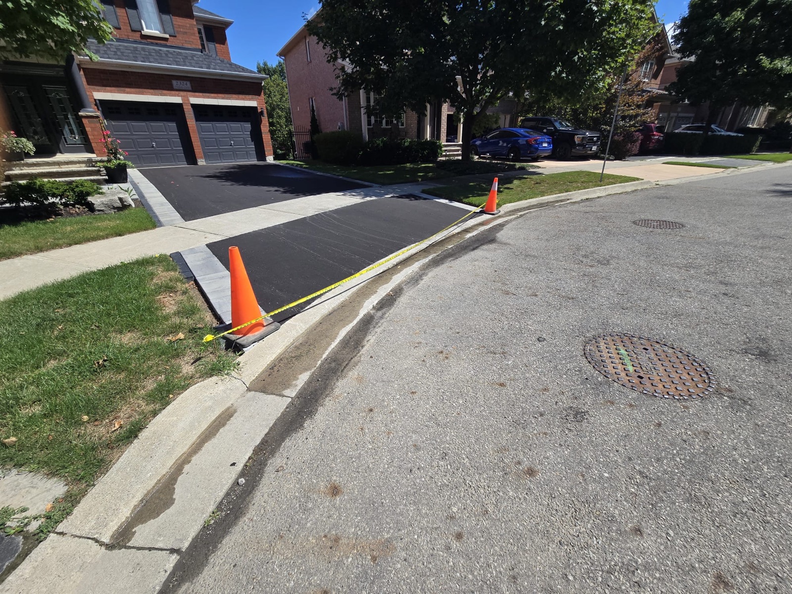 Driveway project in Oakville